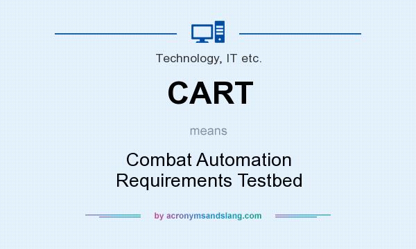 What does CART mean? It stands for Combat Automation Requirements Testbed