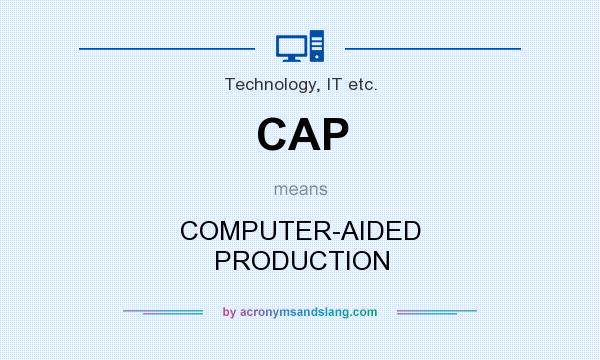 What does CAP mean? It stands for COMPUTER-AIDED PRODUCTION