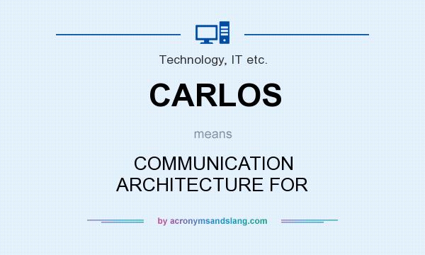 What does CARLOS mean? It stands for COMMUNICATION ARCHITECTURE FOR
