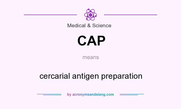 What does CAP mean? It stands for cercarial antigen preparation