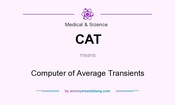 What does CAT mean? It stands for Computer of Average Transients