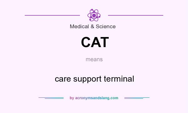 What does CAT mean? It stands for care support terminal