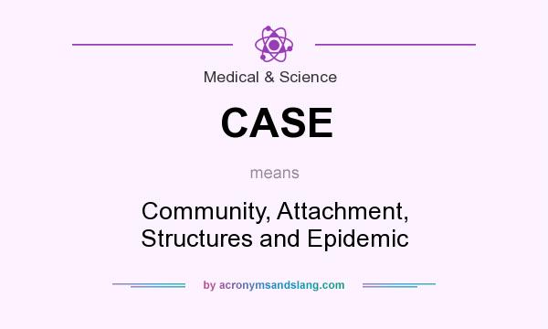 What does CASE mean? It stands for Community, Attachment, Structures and Epidemic