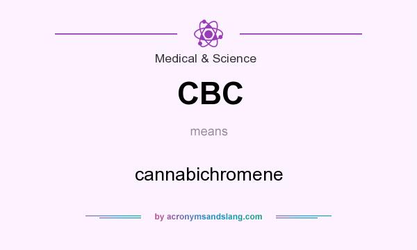 What does CBC mean? It stands for cannabichromene