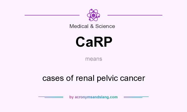 What does CaRP mean? It stands for cases of renal pelvic cancer