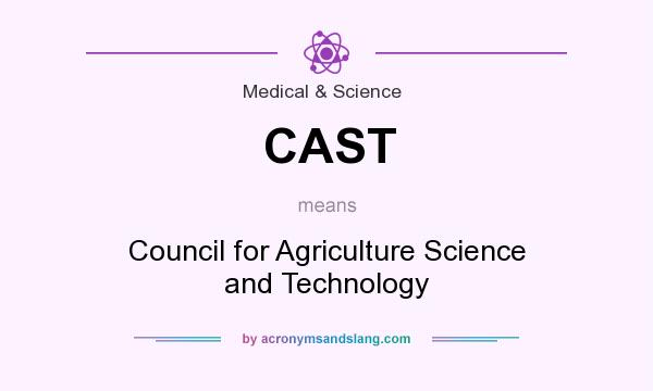 What does CAST mean? It stands for Council for Agriculture Science and Technology