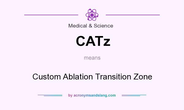 What does CATz mean? It stands for Custom Ablation Transition Zone