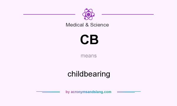 What does CB mean? It stands for childbearing