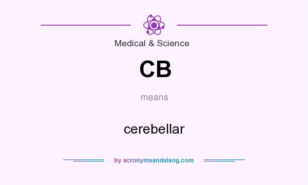 What does CB mean? It stands for cerebellar