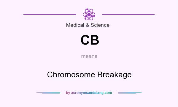 What does CB mean? It stands for Chromosome Breakage
