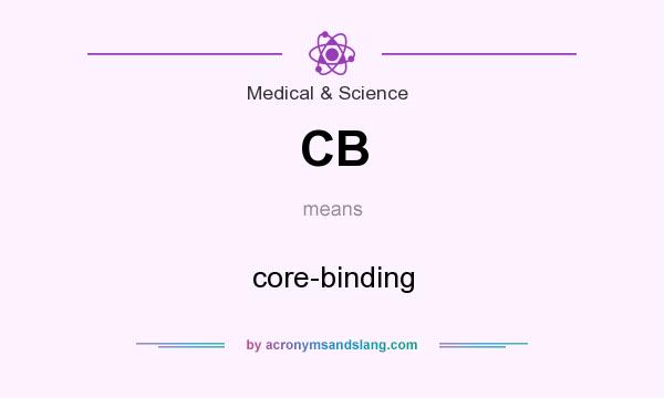 What does CB mean? It stands for core-binding