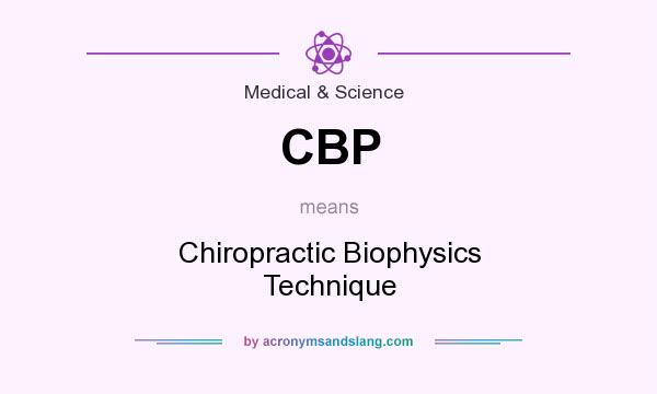 What does CBP mean? It stands for Chiropractic Biophysics Technique