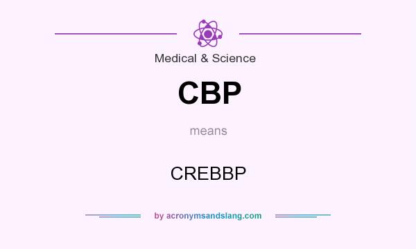 What does CBP mean? It stands for CREBBP