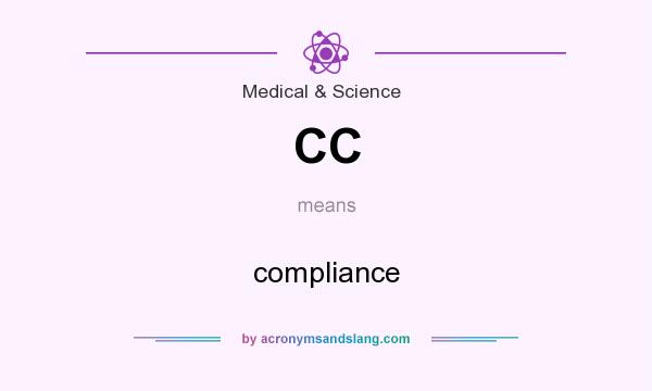 What does CC mean? It stands for compliance