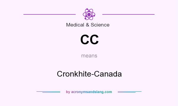 What does CC mean? It stands for Cronkhite-Canada