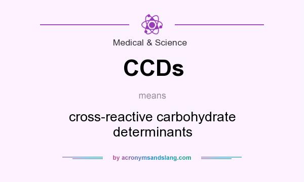 What does CCDs mean? It stands for cross-reactive carbohydrate determinants