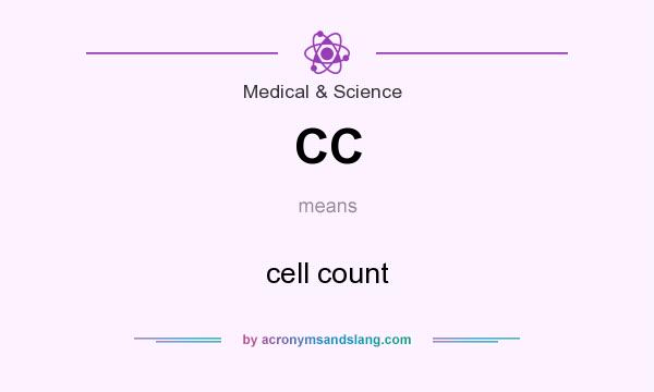 What does CC mean? It stands for cell count