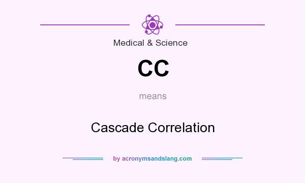 What does CC mean? It stands for Cascade Correlation