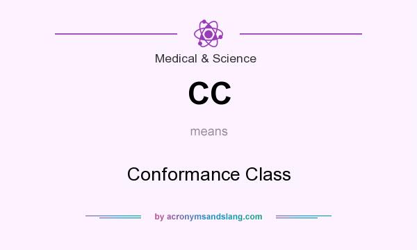 What does CC mean? It stands for Conformance Class