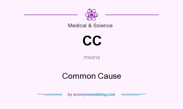 What does CC mean? It stands for Common Cause