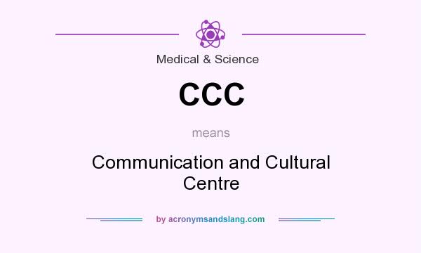 What does CCC mean? It stands for Communication and Cultural Centre