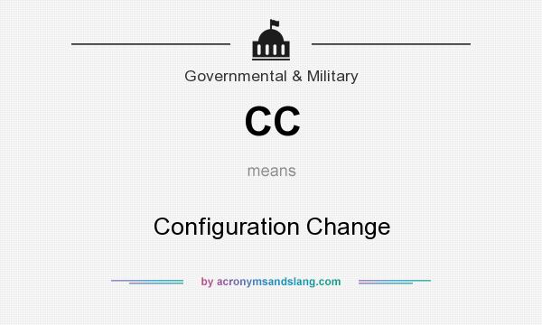 What does CC mean? It stands for Configuration Change