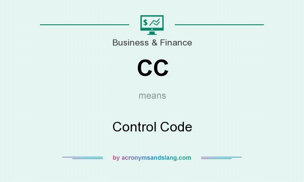 What does CC mean? It stands for Control Code