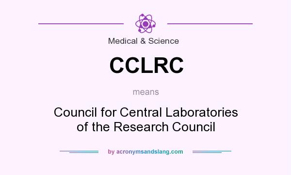 What does CCLRC mean? It stands for Council for Central Laboratories of the Research Council