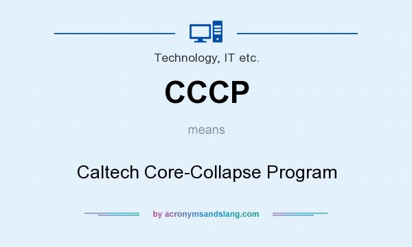 What does CCCP mean? It stands for Caltech Core-Collapse Program