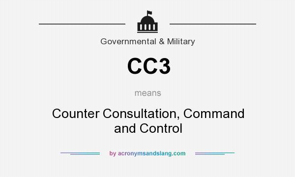 What does CC3 mean? It stands for Counter Consultation, Command and Control