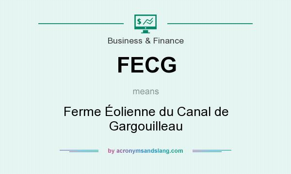 What does FECG mean? It stands for Ferme Éolienne du Canal de Gargouilleau