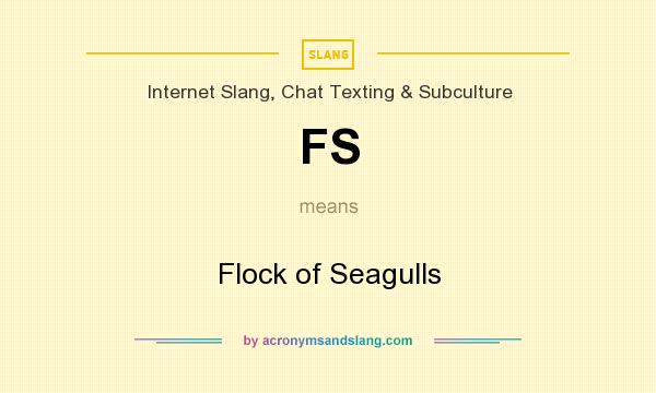 What does FS mean? It stands for Flock of Seagulls