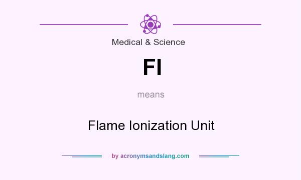 What does FI mean? It stands for Flame Ionization Unit