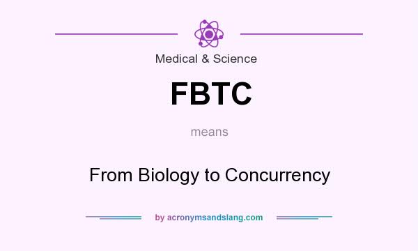 What does FBTC mean? It stands for From Biology to Concurrency