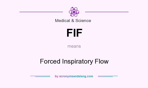 What does FIF mean? It stands for Forced Inspiratory Flow