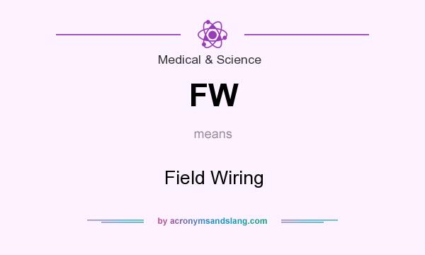 What does FW mean? It stands for Field Wiring