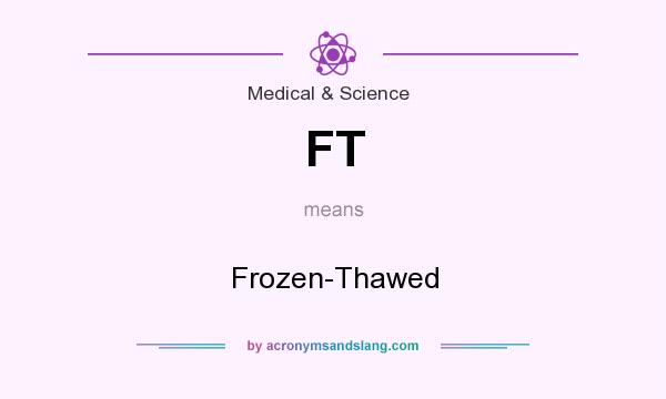What does FT mean? It stands for Frozen-Thawed