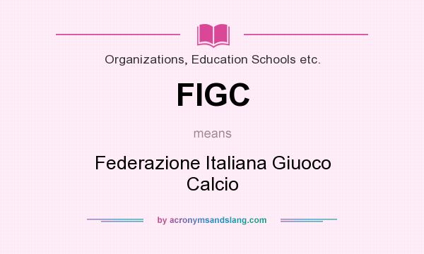 What does FIGC mean? It stands for Federazione Italiana Giuoco Calcio