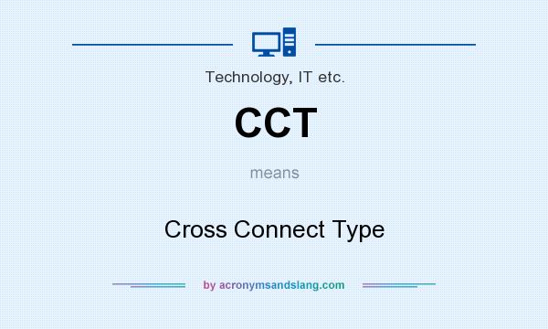 What does CCT mean? It stands for Cross Connect Type