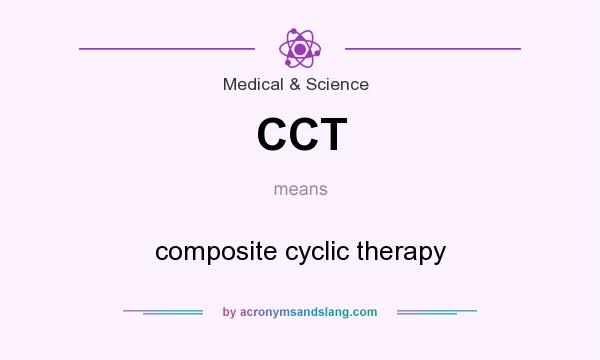 What does CCT mean? It stands for composite cyclic therapy