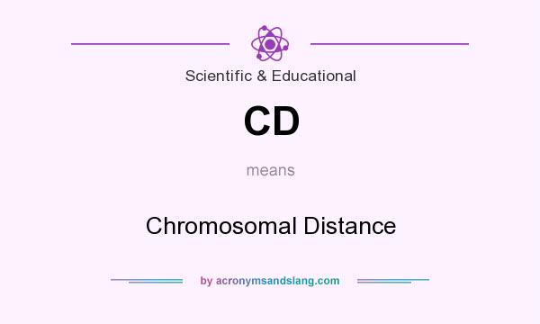 What does CD mean? It stands for Chromosomal Distance