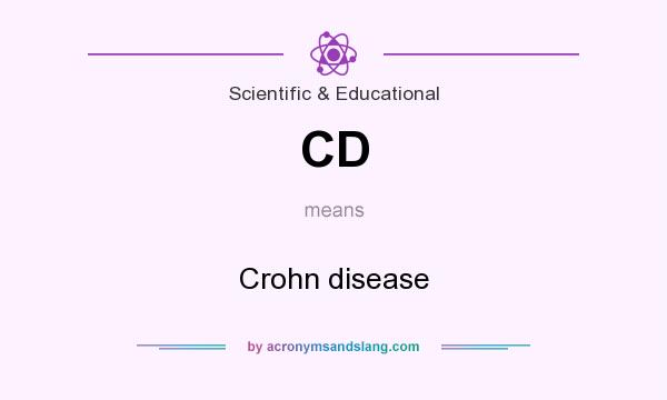 What does CD mean? It stands for Crohn disease