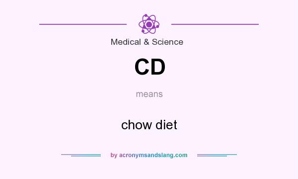 What does CD mean? It stands for chow diet