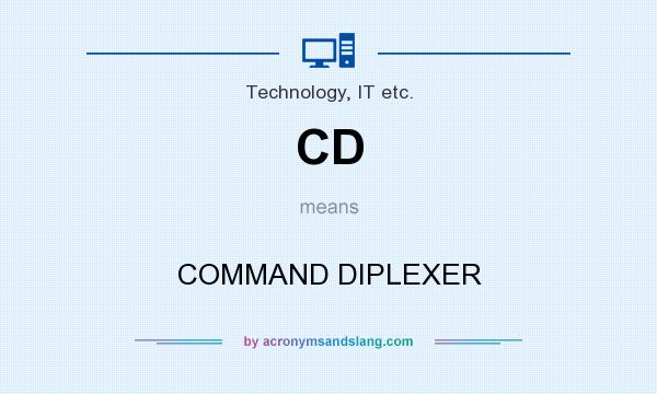 What does CD mean? It stands for COMMAND DIPLEXER