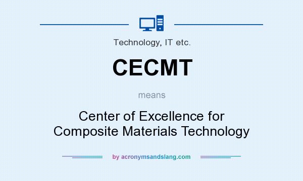What does CECMT mean? It stands for Center of Excellence for Composite Materials Technology