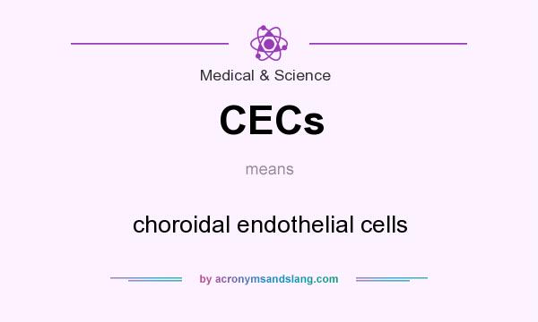 What does CECs mean? It stands for choroidal endothelial cells