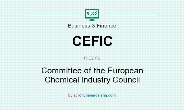 What does CEFIC mean? It stands for Committee of the European Chemical Industry Council