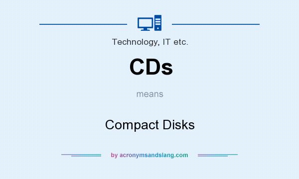 What does CDs mean? It stands for Compact Disks