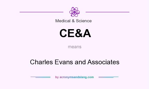 What does CE&A mean? It stands for Charles Evans and Associates