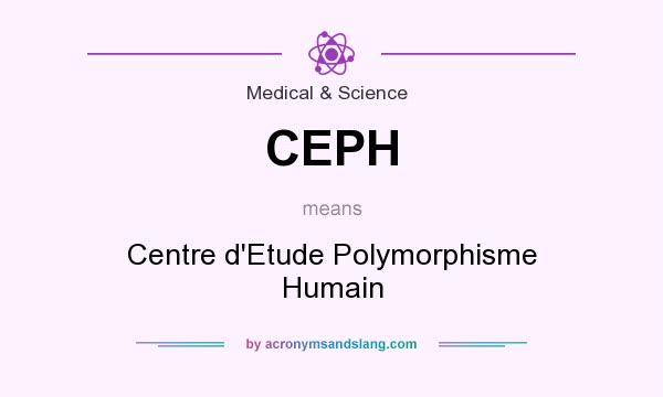 What does CEPH mean? It stands for Centre d`Etude Polymorphisme Humain